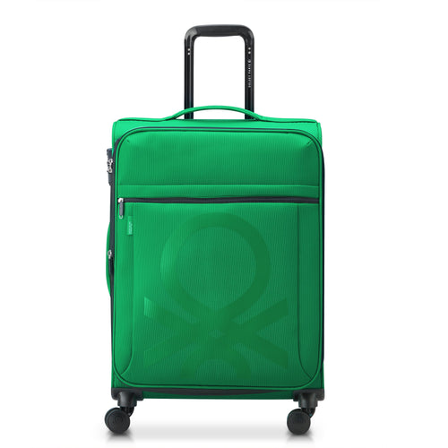 COLOR BLOCK | Valise Soute Medium Extensible 66.5 CM vert