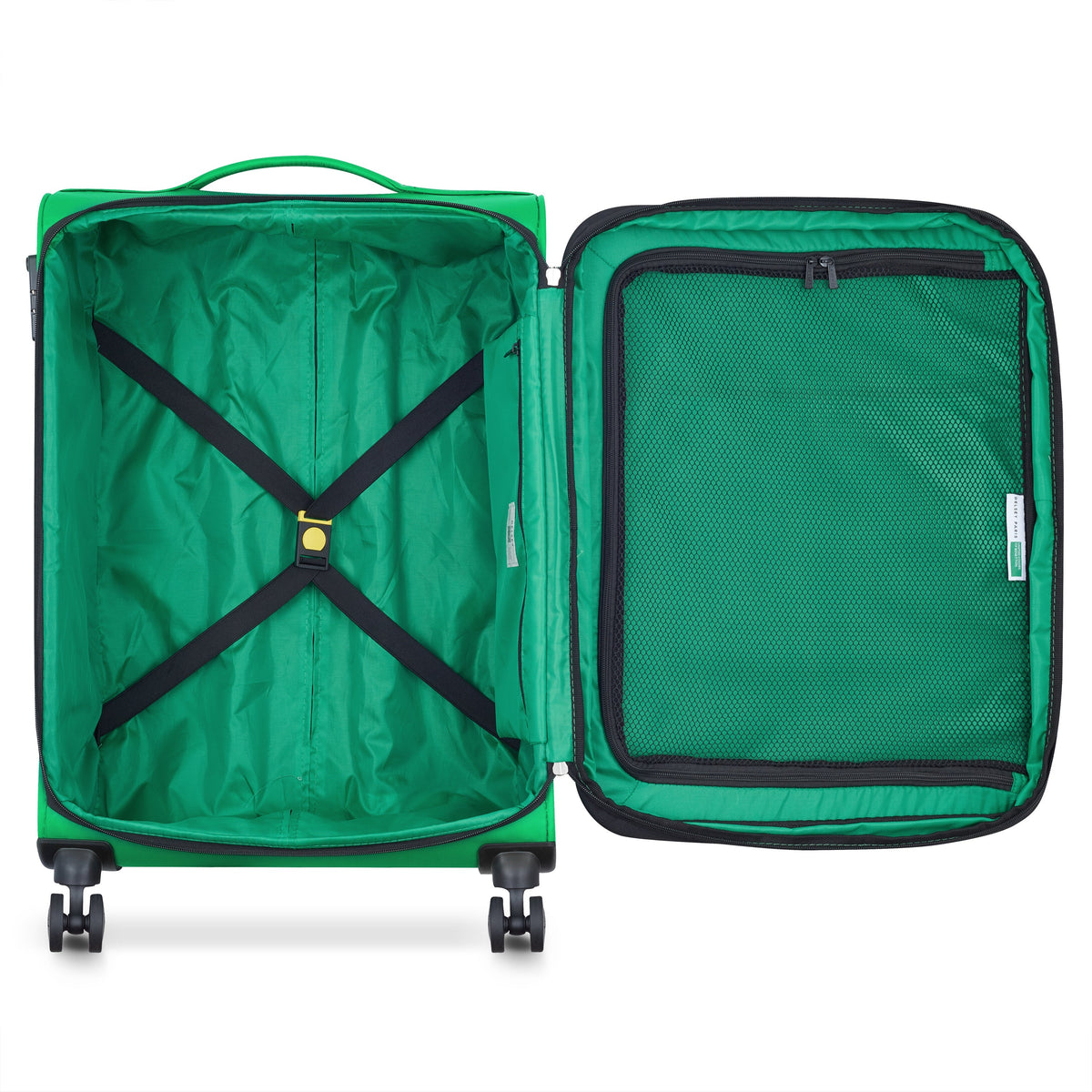 COLOR BLOCK | Valise Soute Medium Extensible 66.5 CM vert