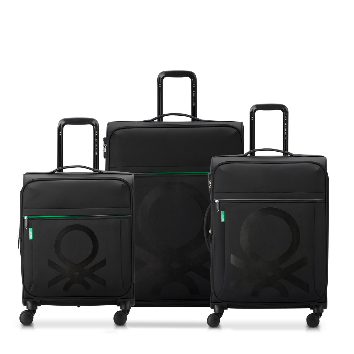 COLOR BLOCK | Set de 3 Bagages noir