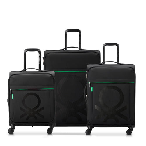 COLOR BLOCK | Set de 3 Bagages noir