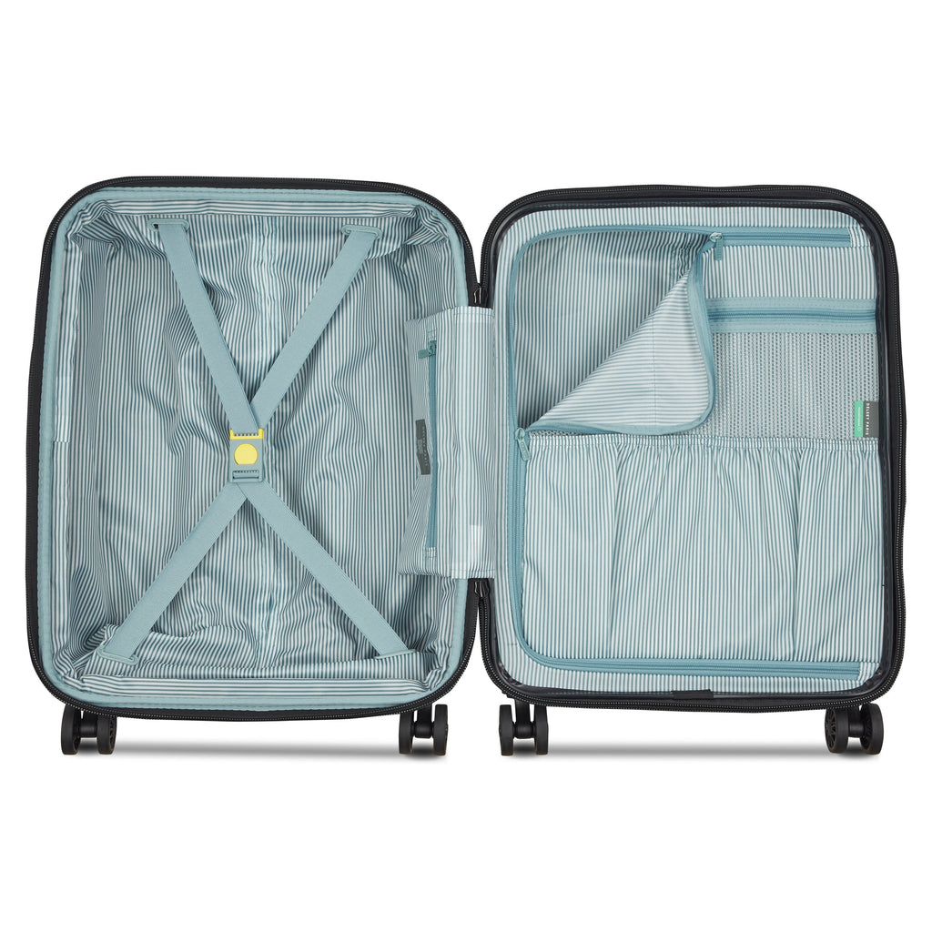 COMETE 4 | Valise Cabine Slim Extensible 55 CM bleu clair