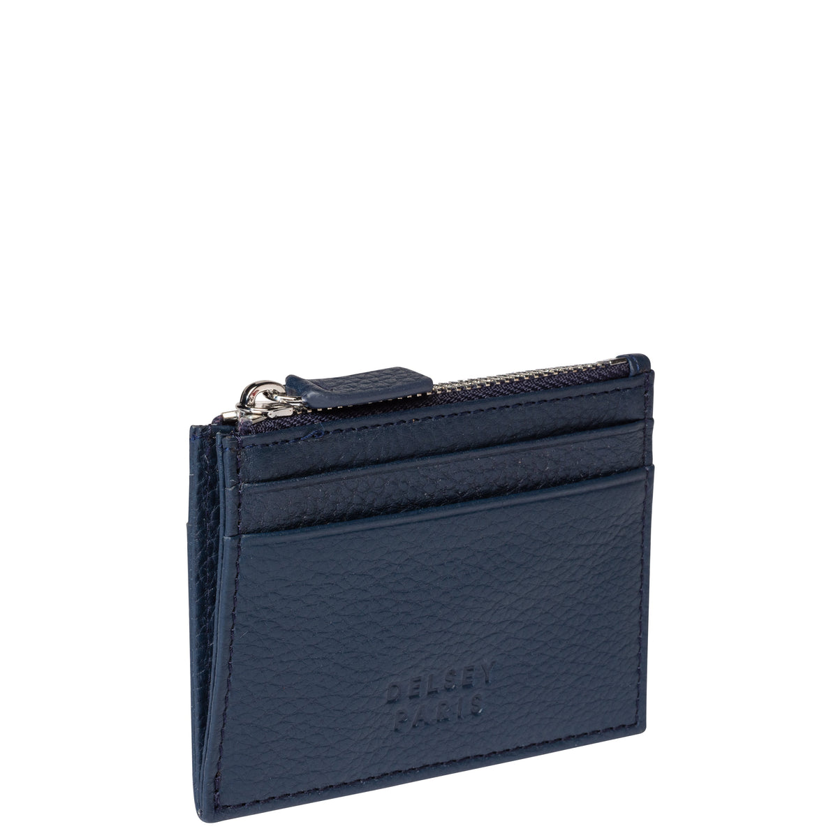 LE CUIR GRAINE | Porte-Cartes bleu marine