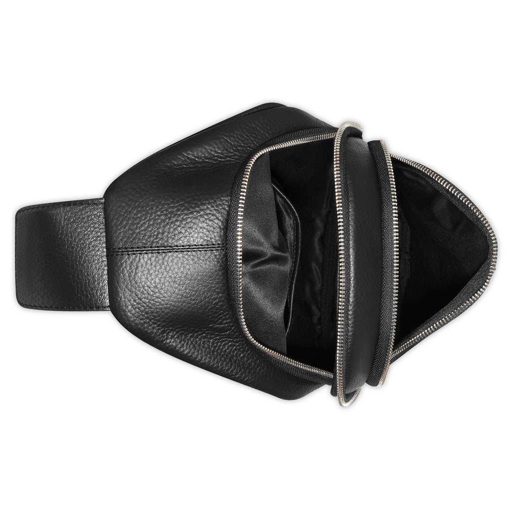 LE CUIR GRAINE | Sac Holster noir