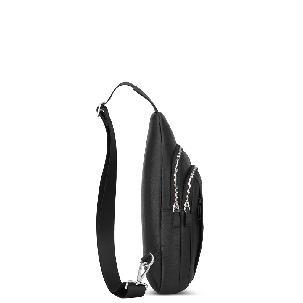LE CUIR GRAINE | Sac Holster noir