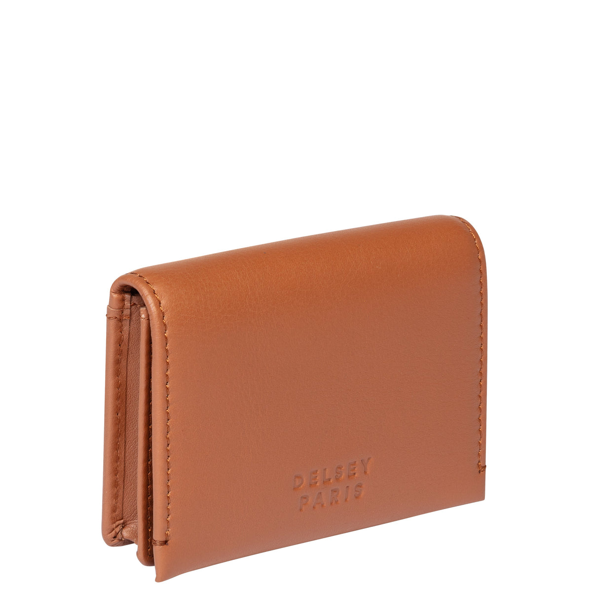 LE CUIR LISSE | Portefeuille cognac