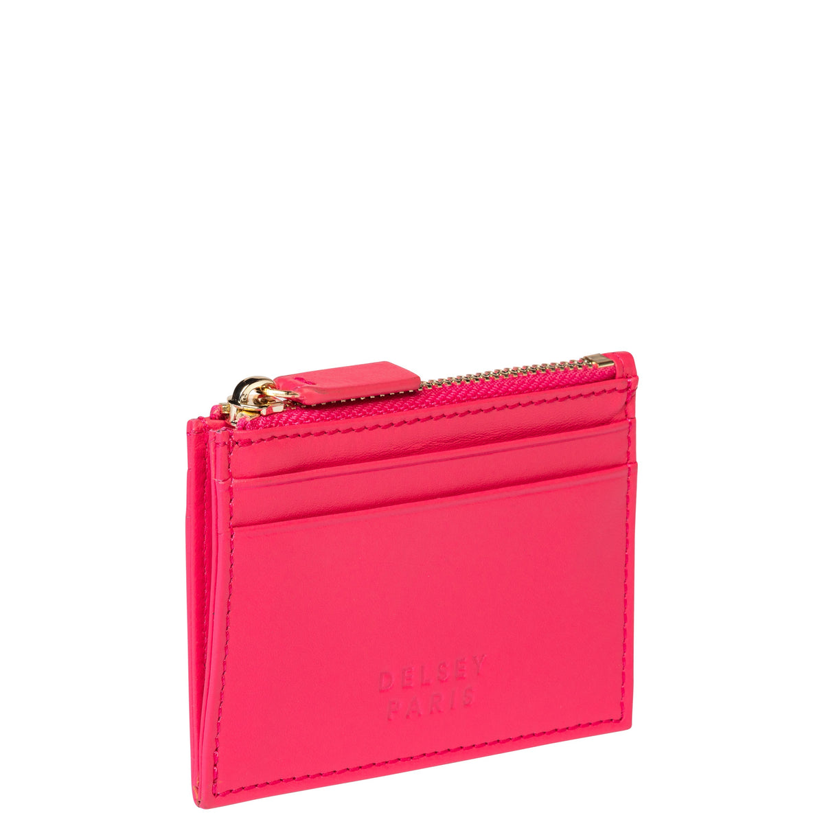 LE CUIR LISSE | Porte-Cartes rose