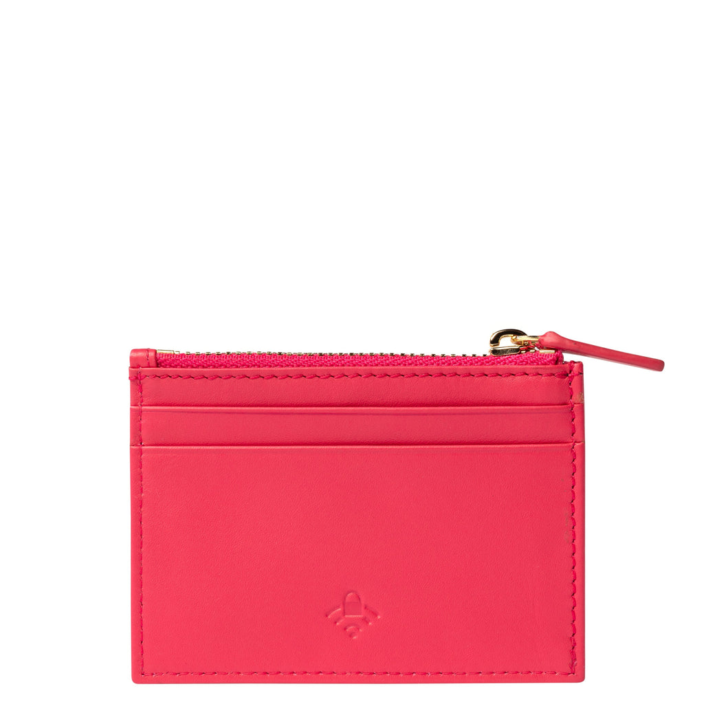 LE CUIR LISSE | Porte-Cartes rose
