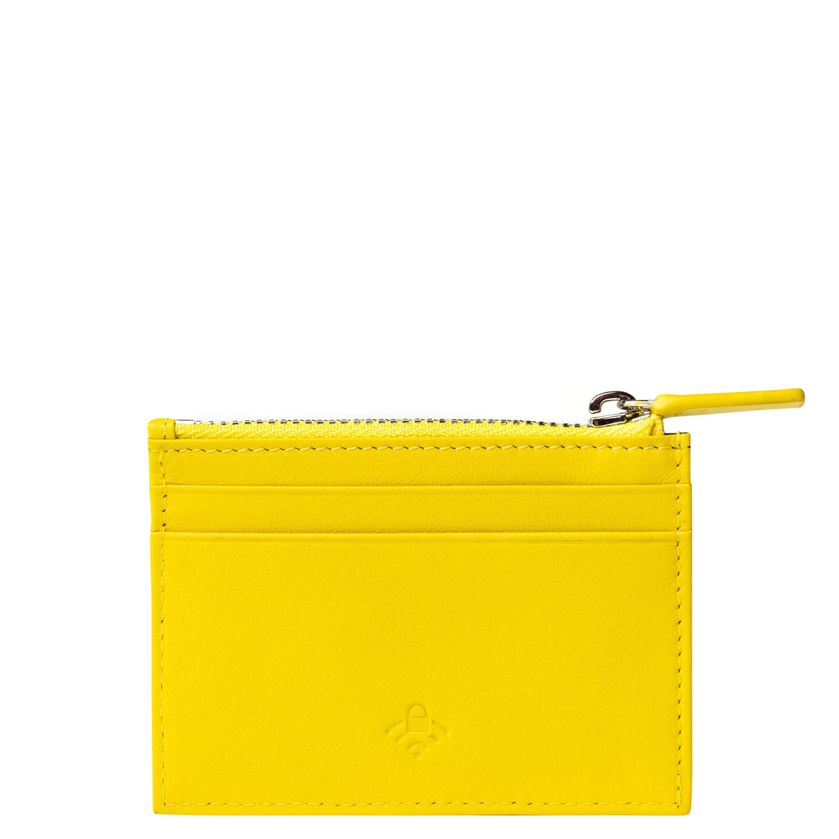 LE CUIR LISSE | Porte-Cartes jaune