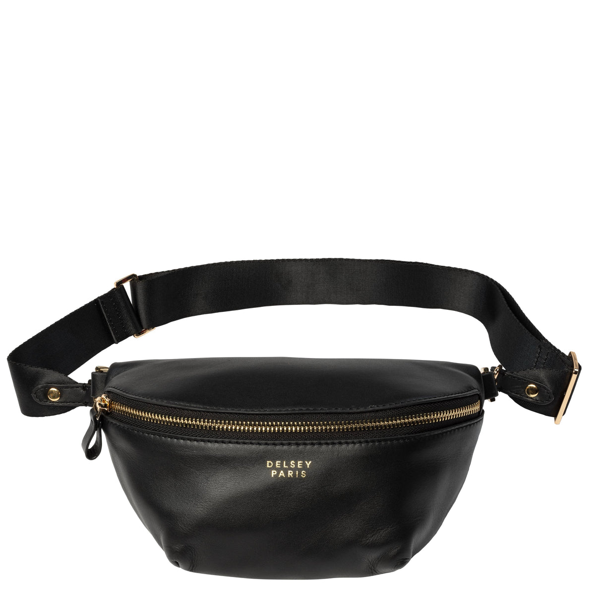 LE CUIR LISSE | Sac Banane noir