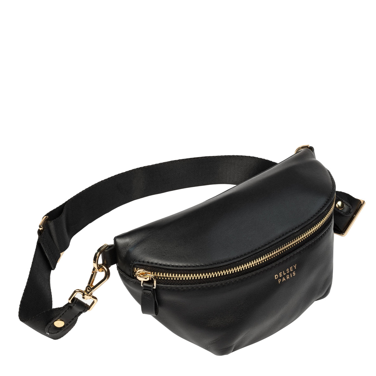 LE CUIR LISSE | Sac Banane noir
