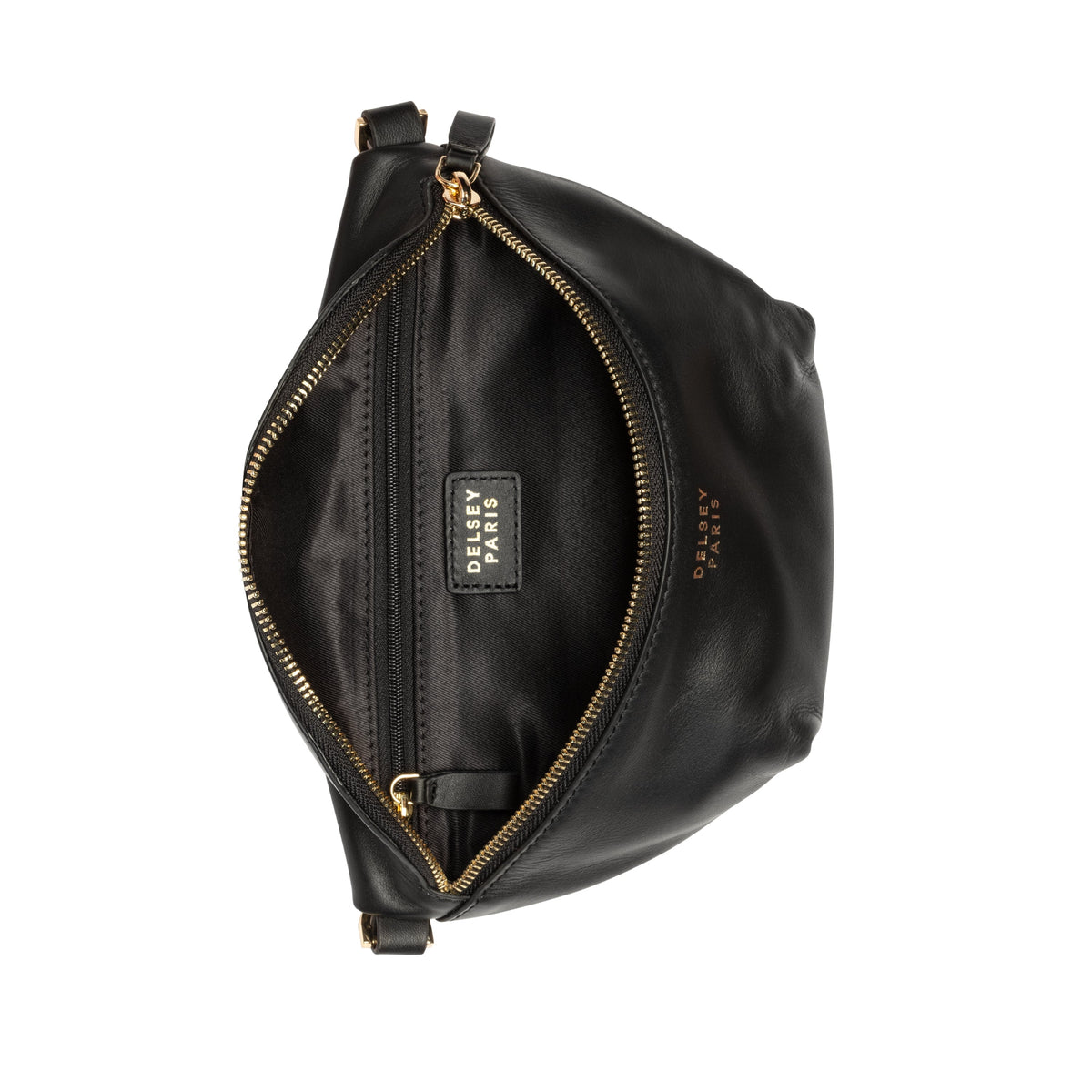 LE CUIR LISSE | Sac Banane noir