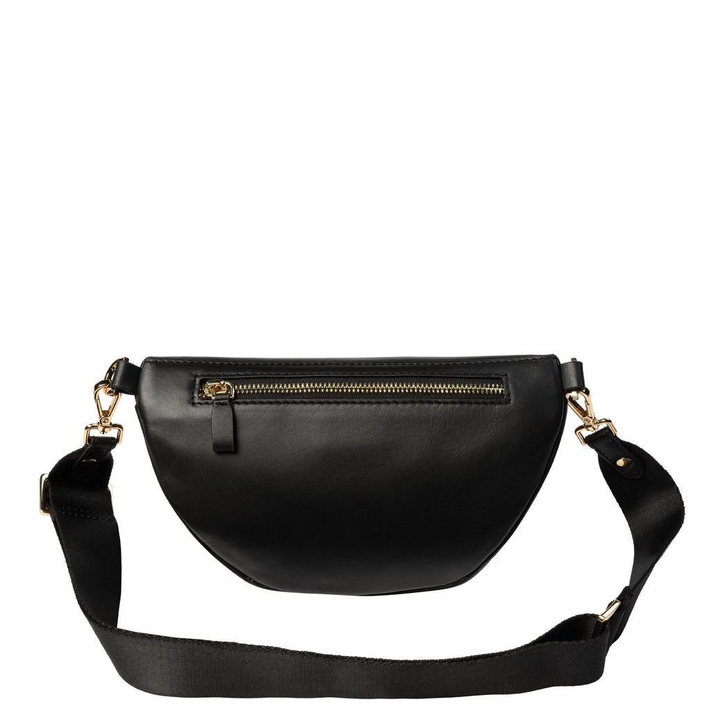 LE CUIR LISSE | Sac Banane noir