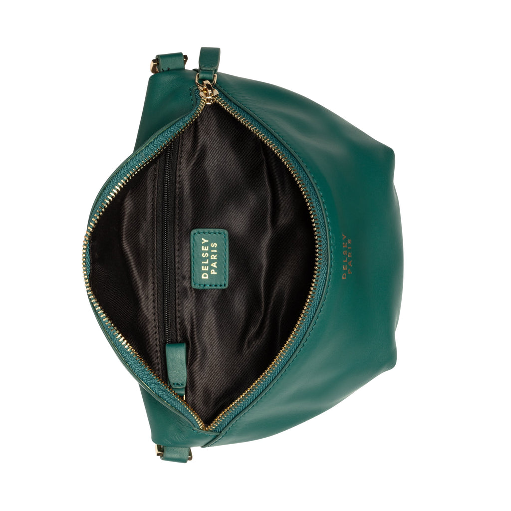 LE CUIR LISSE | Sac Banane vert