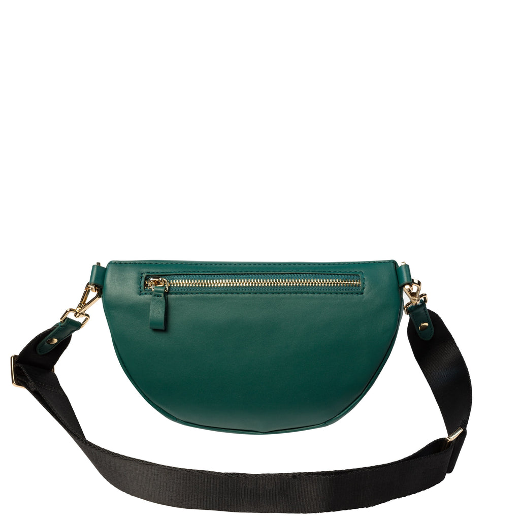 LE CUIR LISSE | Sac Banane vert