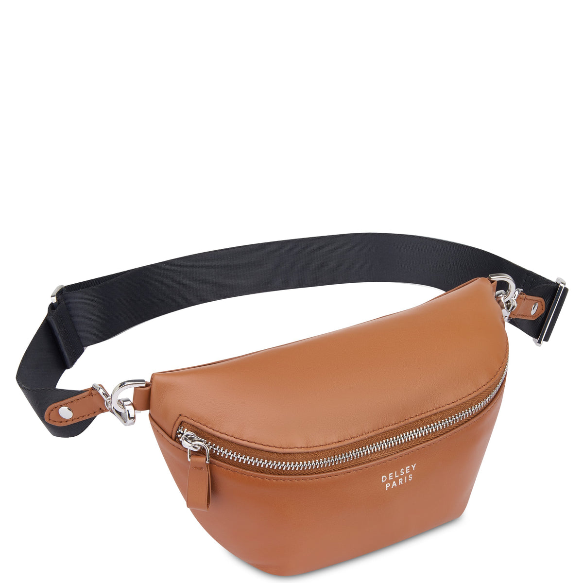 LE CUIR LISSE | Sac Banane cognac