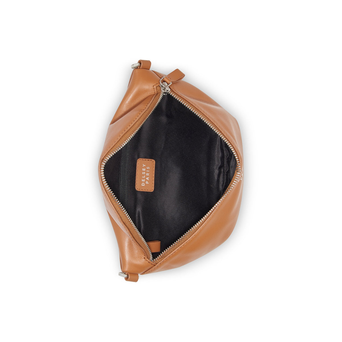 LE CUIR LISSE | Sac Banane cognac