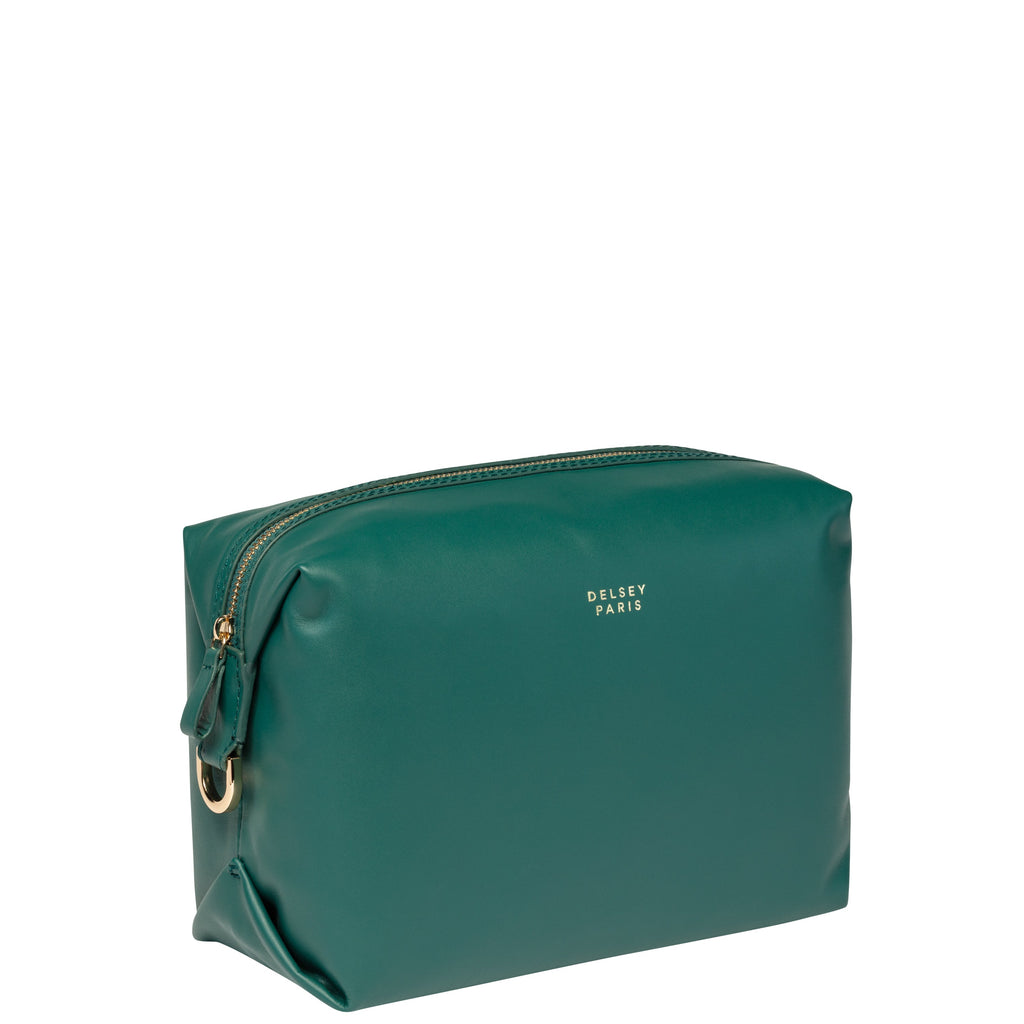 LE CUIR LISSE | Trousse de Toilette vert