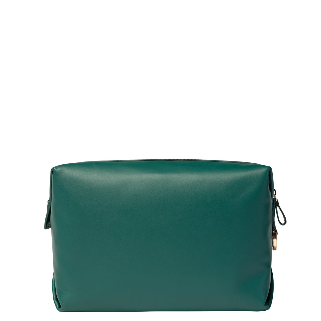 LE CUIR LISSE | Trousse de Toilette vert