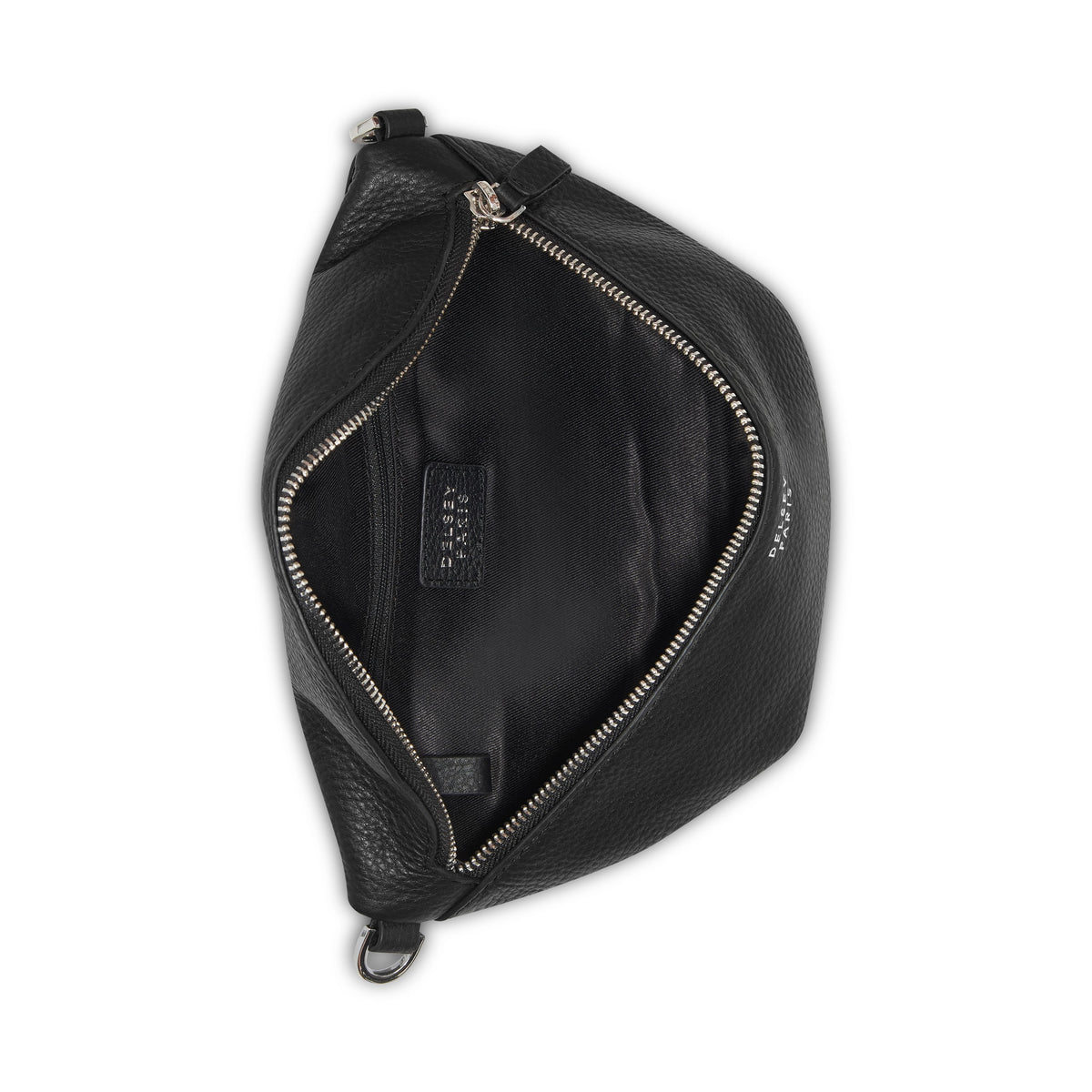 LE CUIR GRAINE | Sac Banane noir
