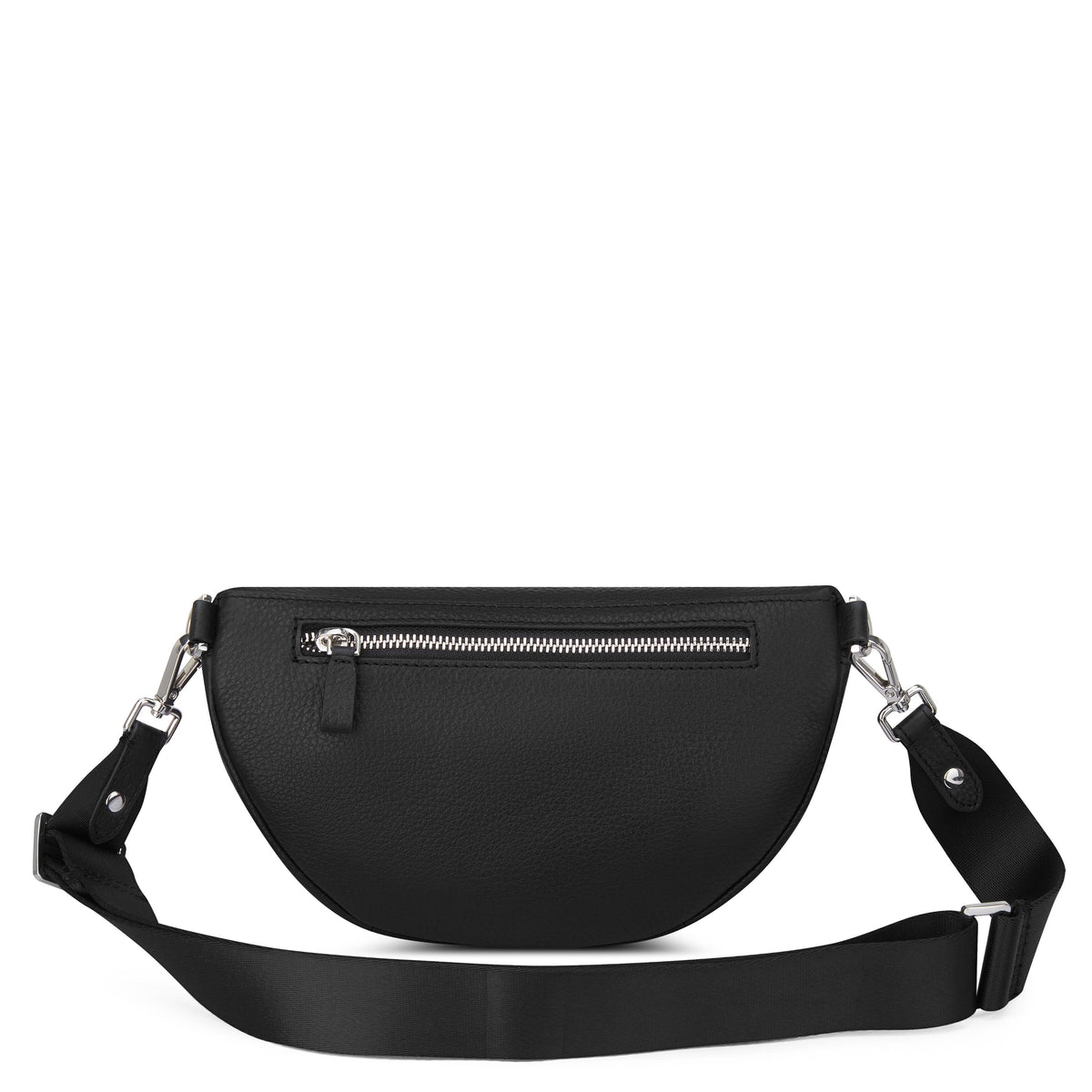 LE CUIR GRAINE | Sac Banane noir