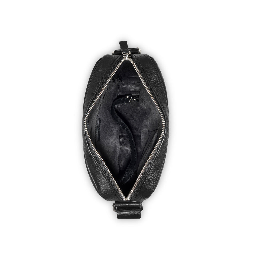 LE CUIR GRAINE | Sac Bandoullière noir