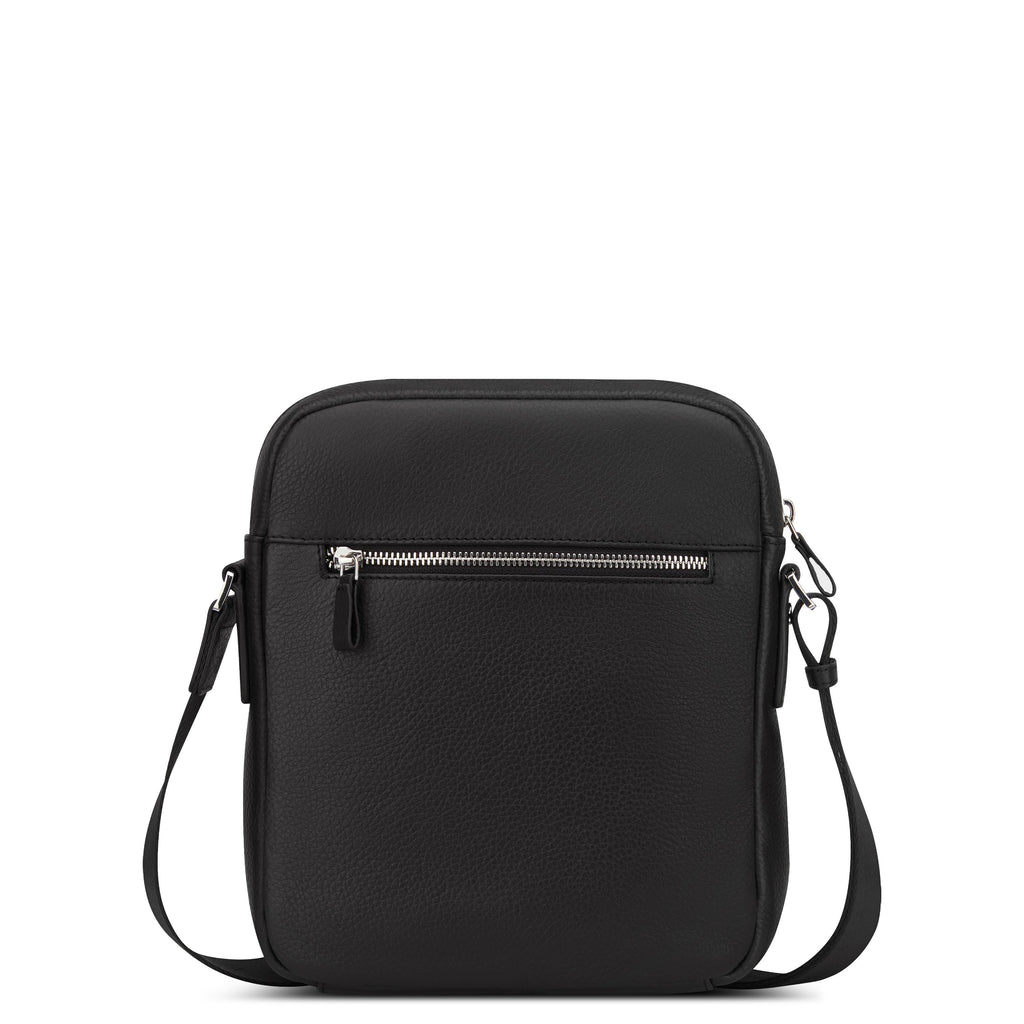 LE CUIR GRAINE | Sac Bandoullière noir