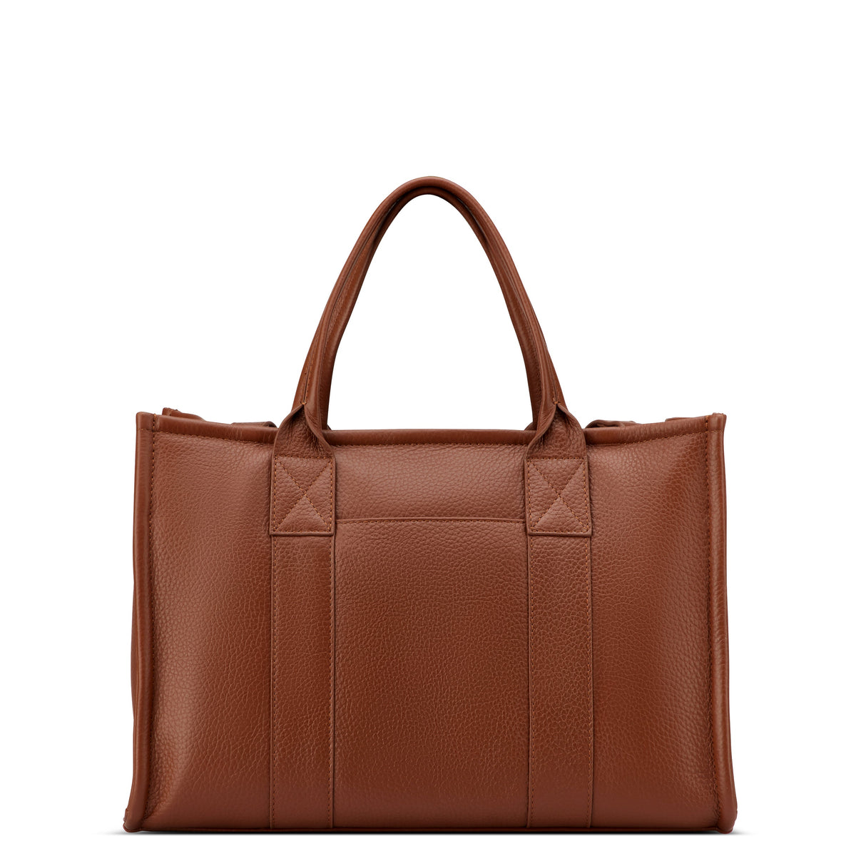 LE CUIR GRAINE | Sac à Main cognac