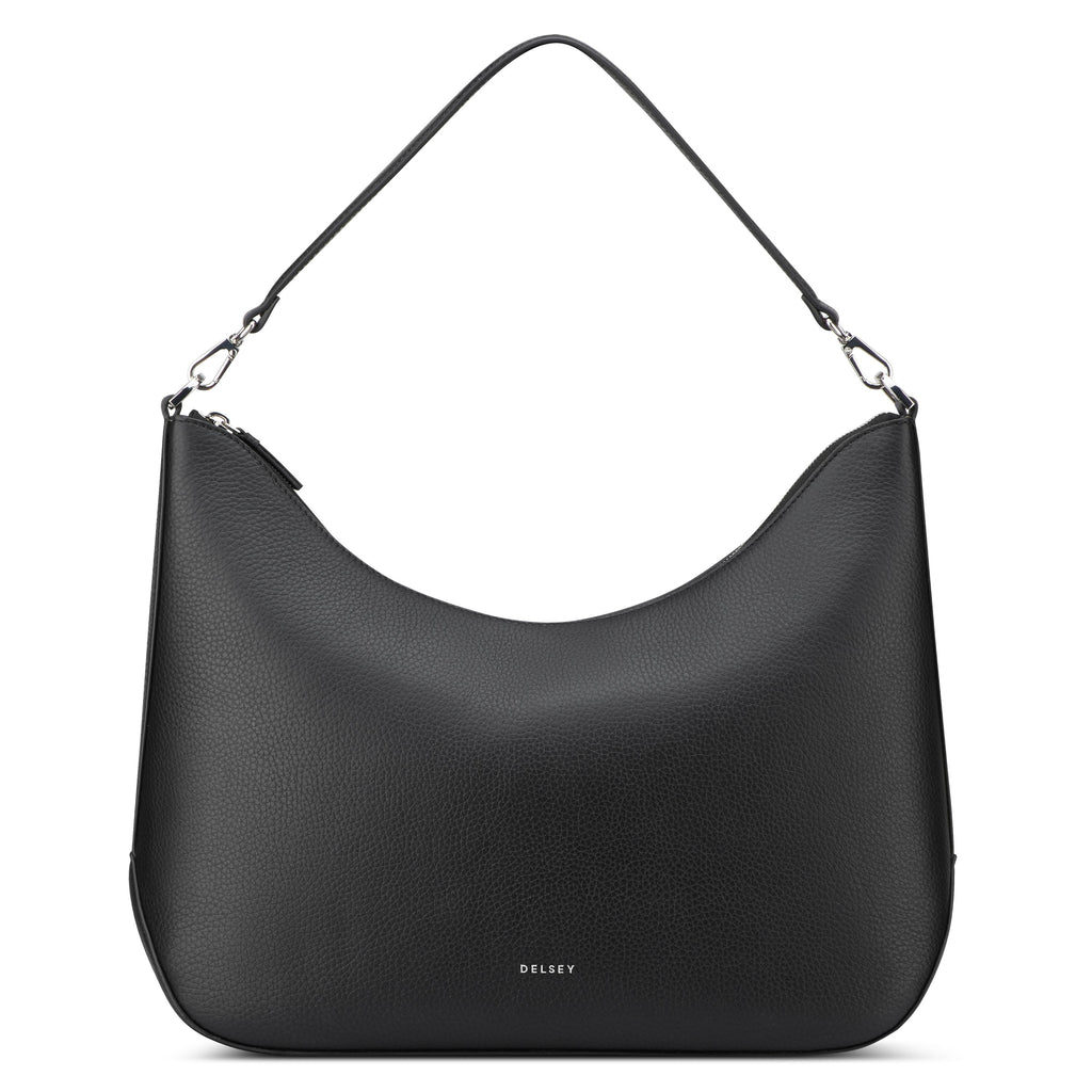 LE CUIR GRAINE | Sac Porté Epaule noir