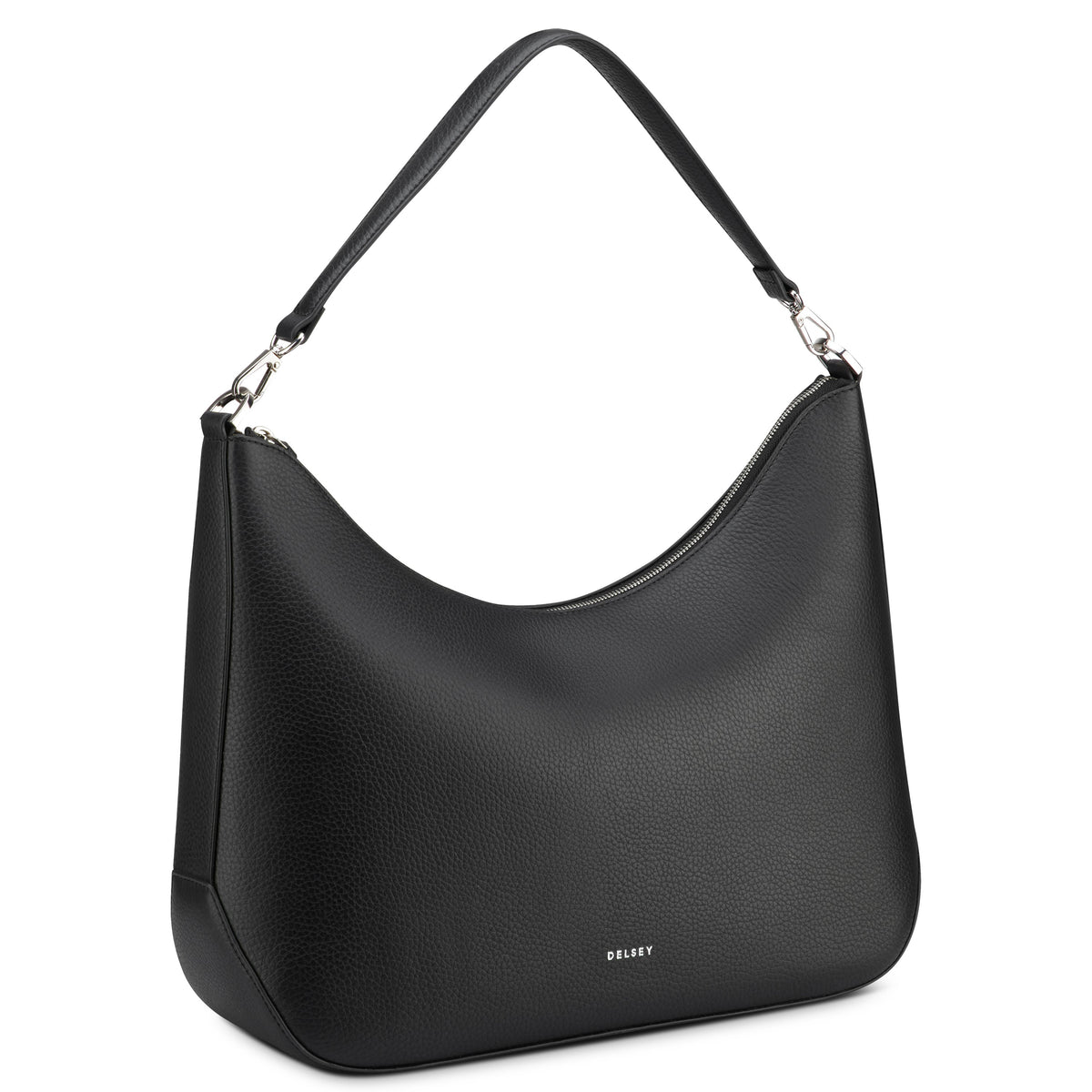 LE CUIR GRAINE | Sac Porté Epaule noir