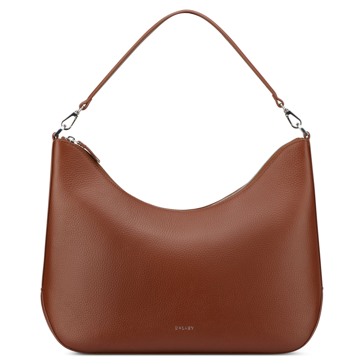 LE CUIR GRAINE | Sac Porté Epaule cognac