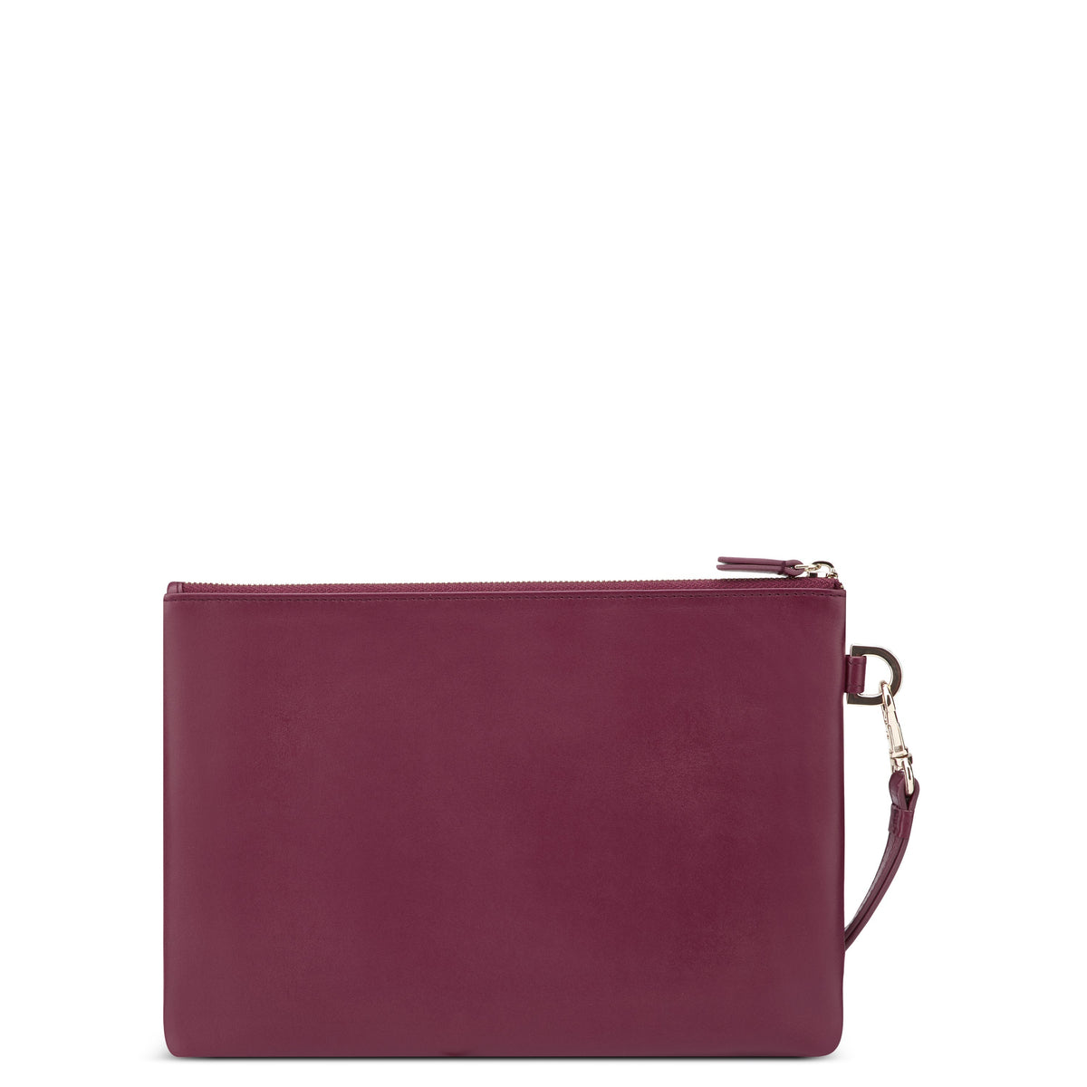 LE CUIR LISSE | Pochette bordeaux
