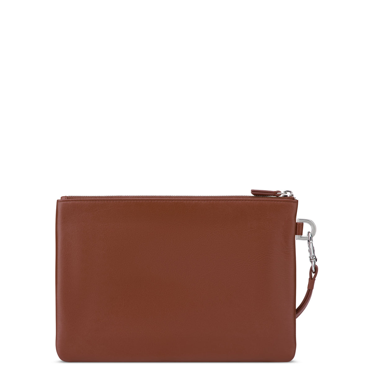 LE CUIR LISSE | Pochette cognac