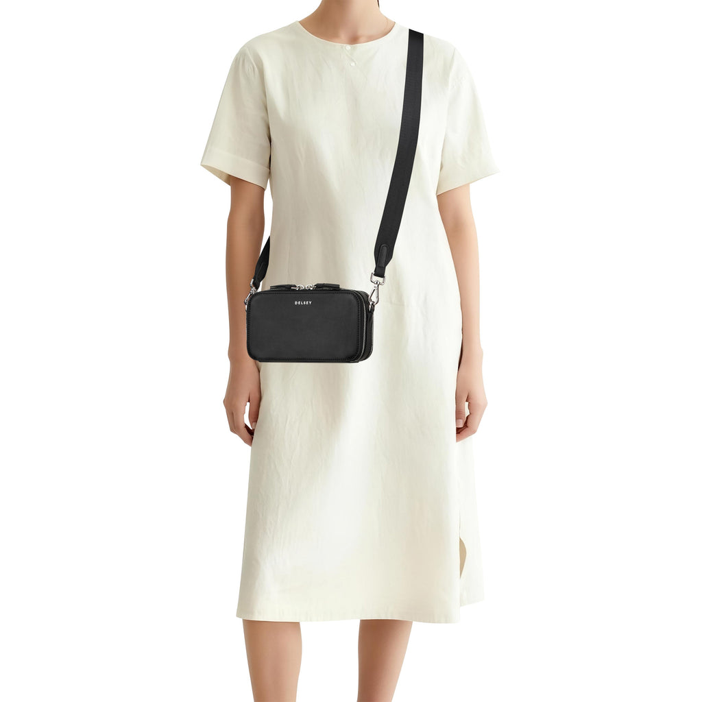 LE CUIR LISSE | Sac Bandoullière noir