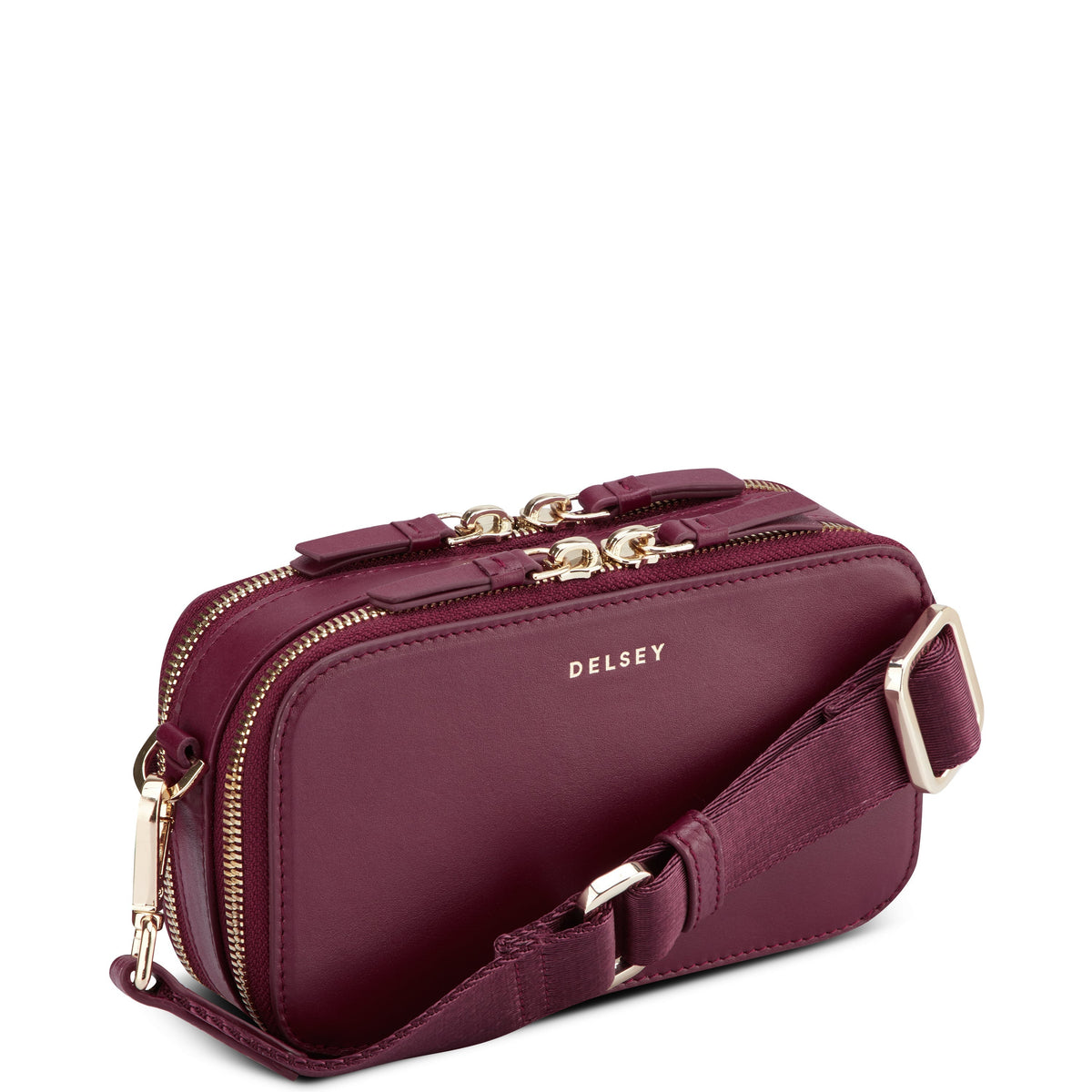 LE CUIR LISSE | Sac Bandoullière bordeaux