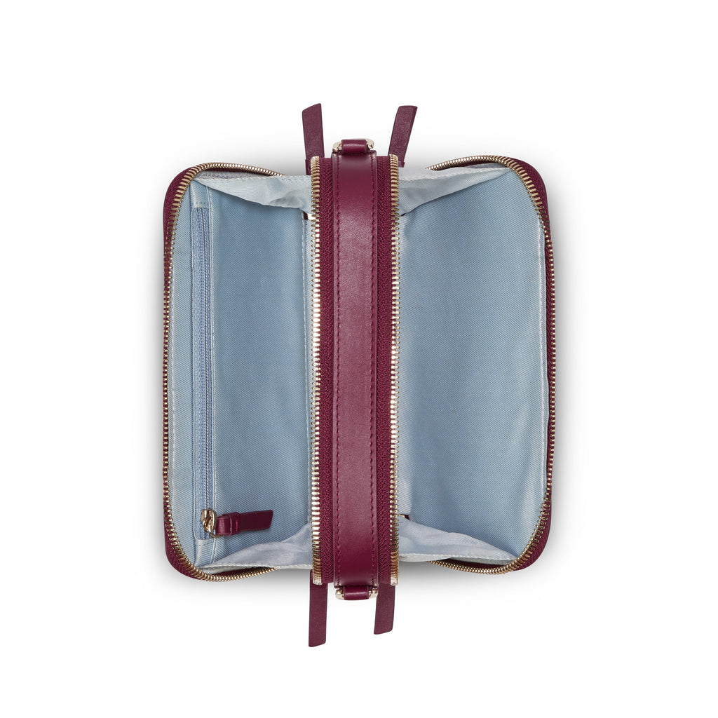 LE CUIR LISSE | Sac Bandoullière bordeaux