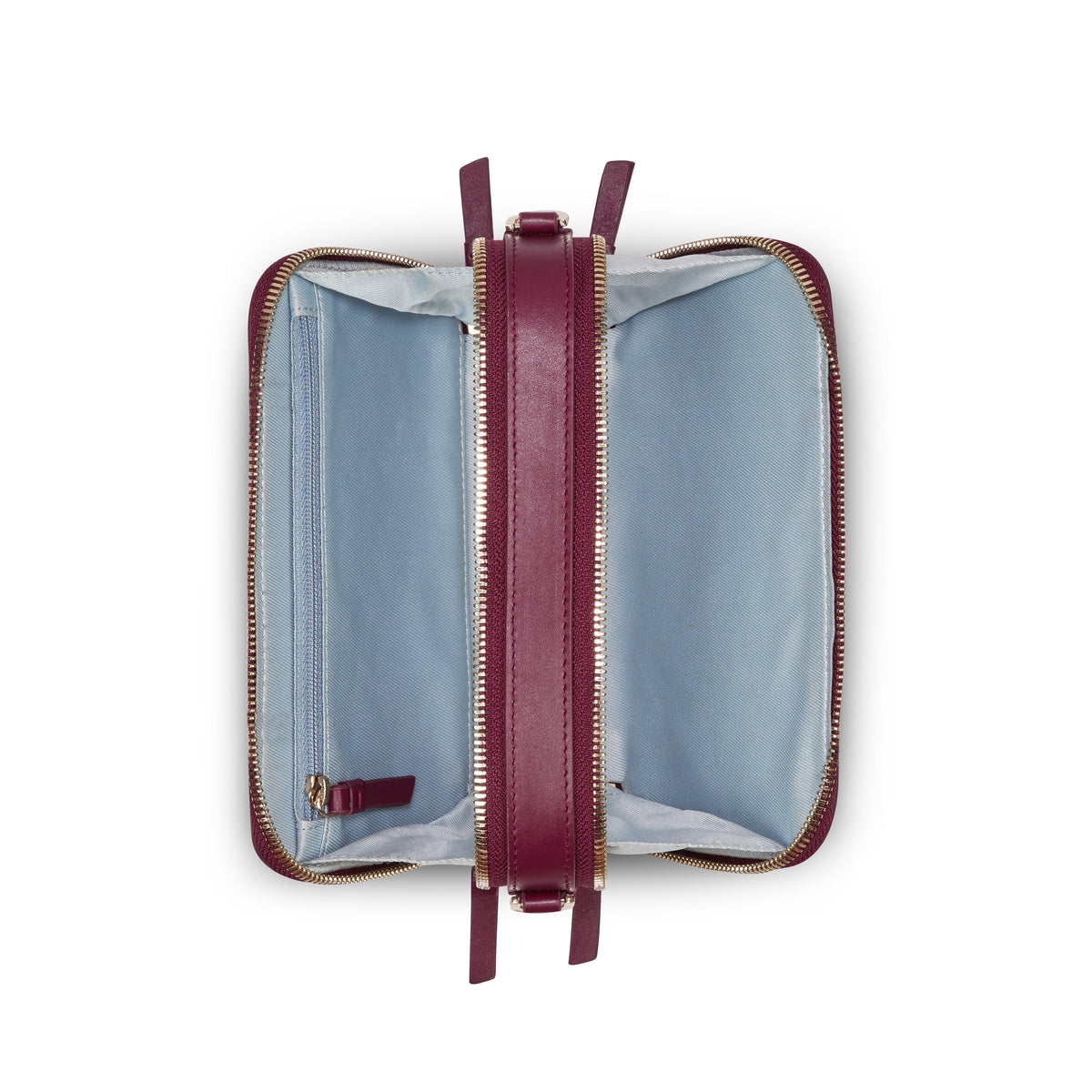 LE CUIR LISSE | Sac Bandoullière bordeaux