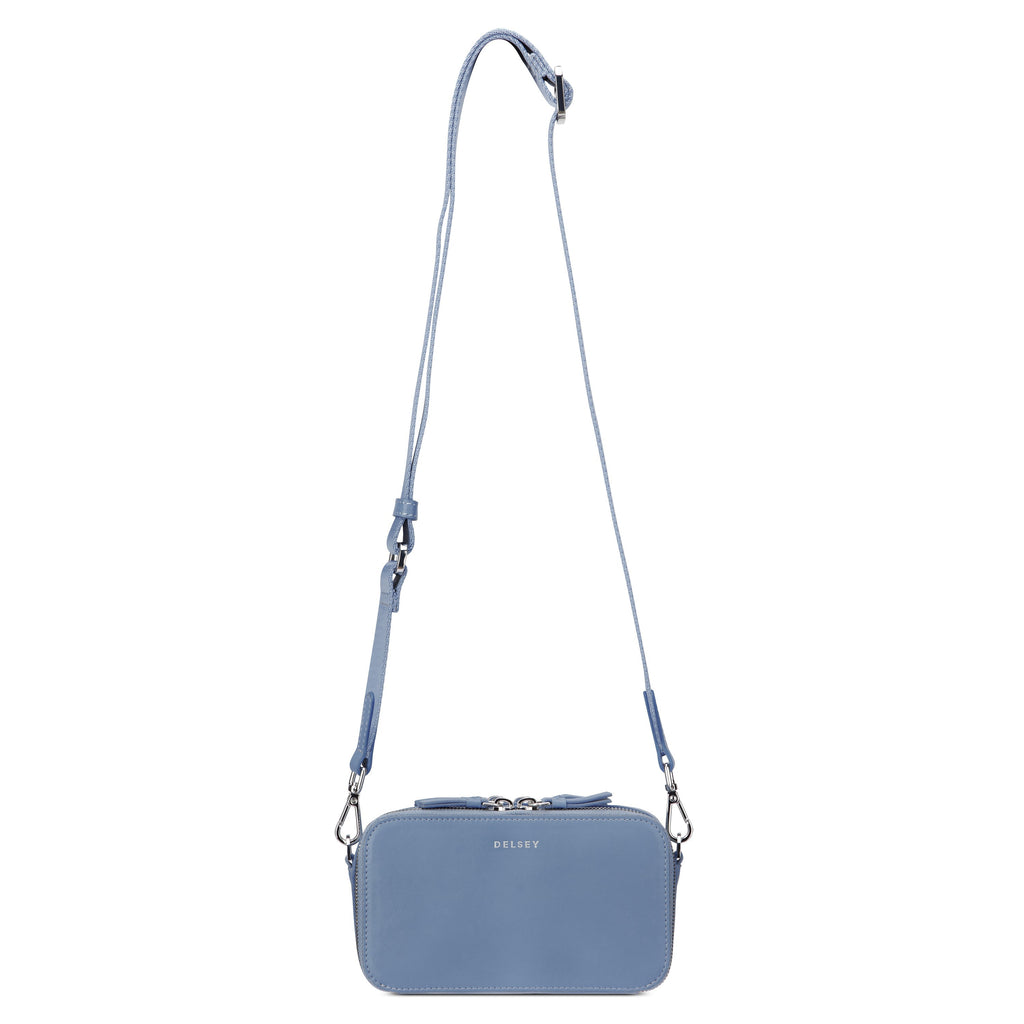 LE CUIR LISSE | Sac Bandoullière bleu ciel