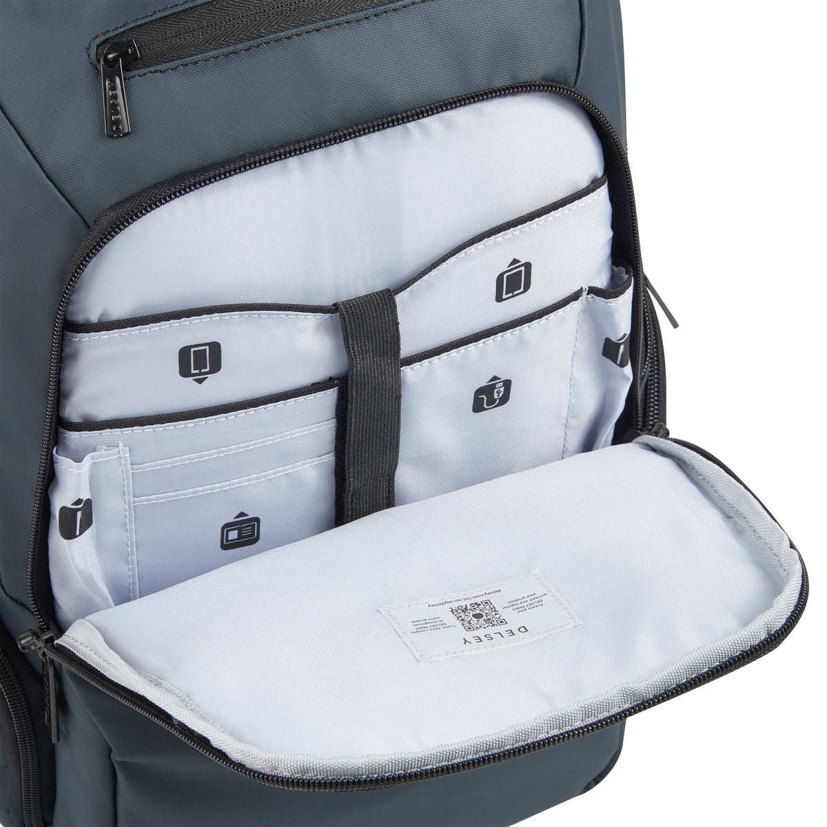 PARVIS PLUS | Sac à Dos 2 Compartiments 15L gris