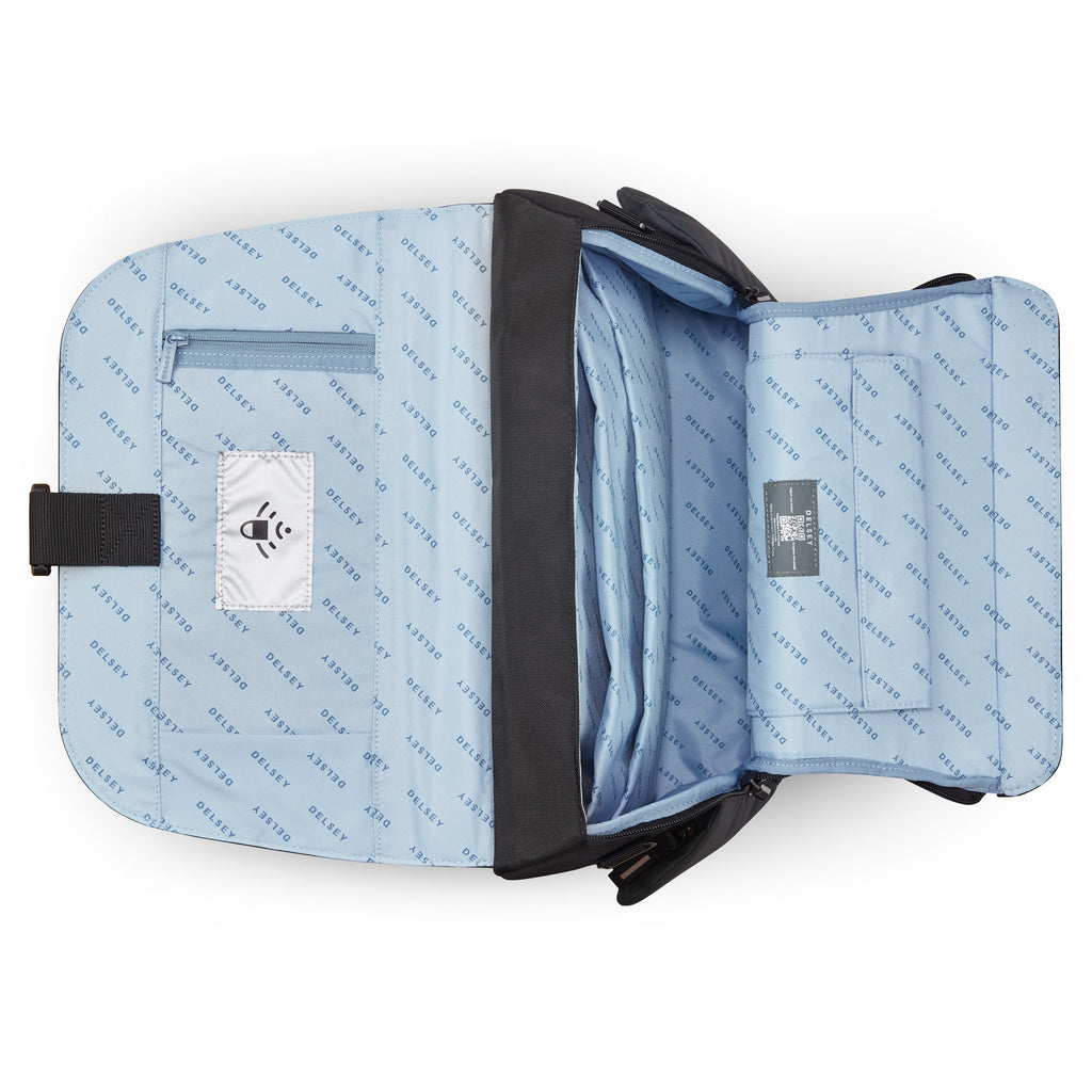 SECURFLAP | Sac Messenger noir