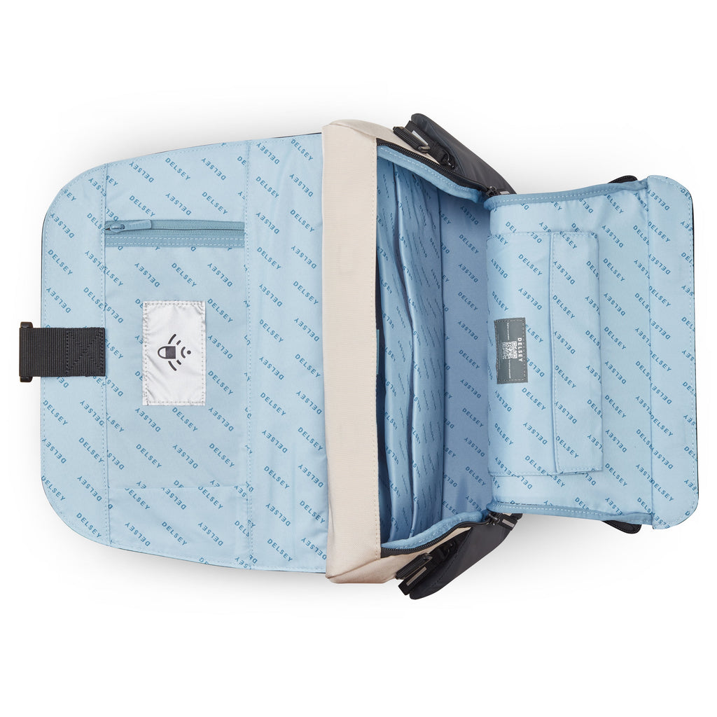 SECURFLAP | Sac Messenger sable