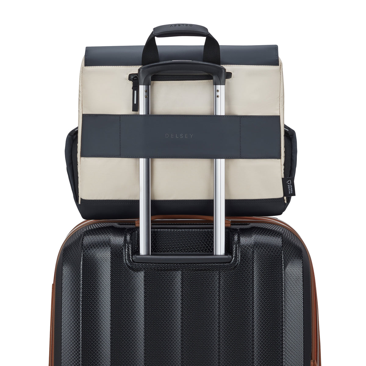 SECURFLAP | Sac Messenger sable