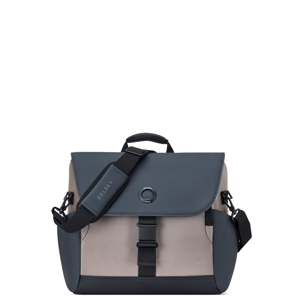 SECURFLAP | Sac Messenger marron