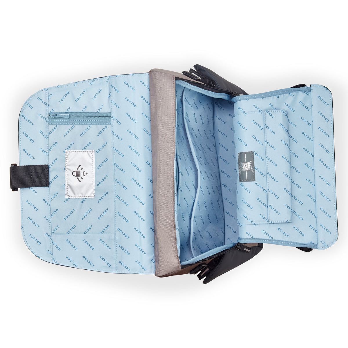 SECURFLAP | Sac Messenger marron