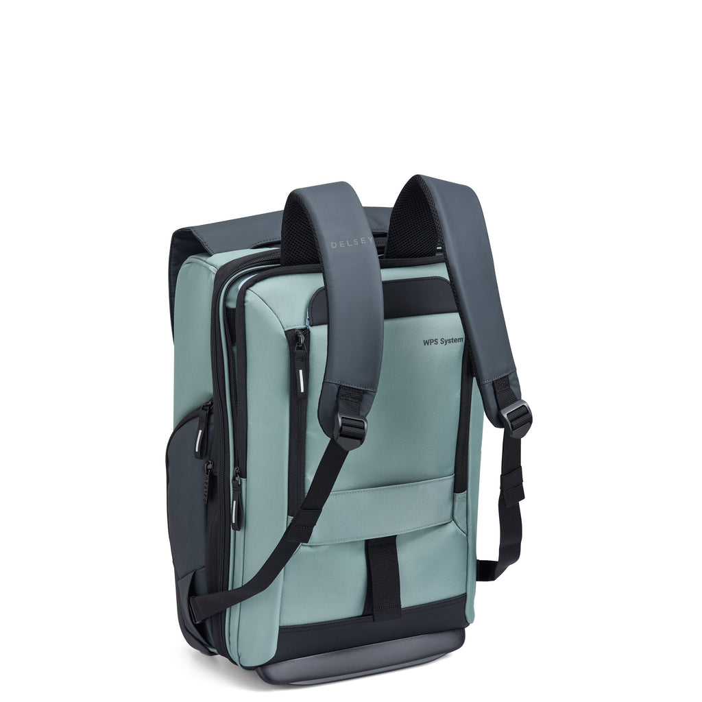 SECURFLAP | Sac à Dos Trolley Cabine 32L vert sauge
