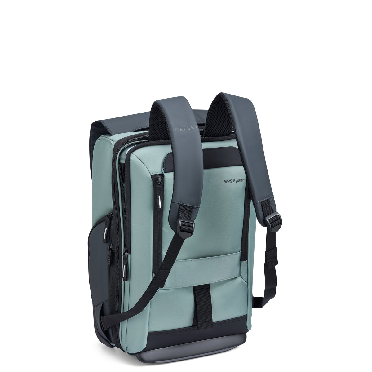 SECURFLAP | Sac à Dos Trolley Cabine 32L vert sauge